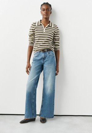 Next, PETITE FIT - WIDE LEG DENIM JEANS 2 PACK - Pernera ancha - mid blue indigo blue