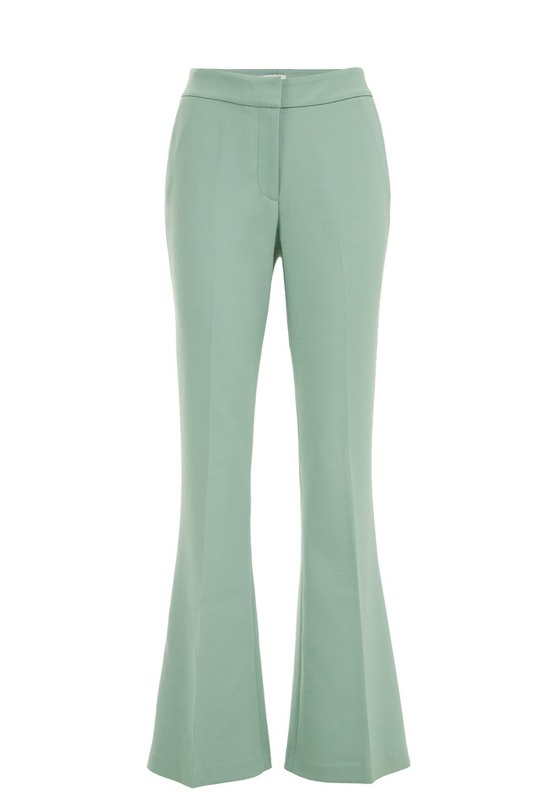 WE Fashion Broek lichtgroen