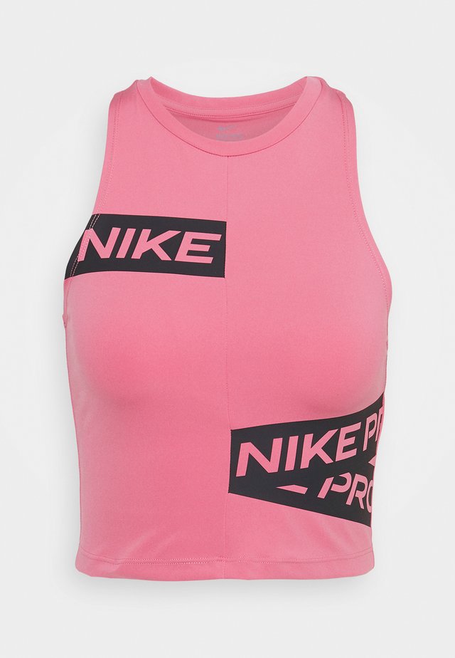 TANK CROP TROMPE - Camiseta de deporte - desert berry
