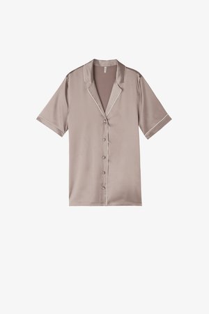 Intimissimi, SHORT-SLEEVED - Nachtwäsche Shirt - taupe