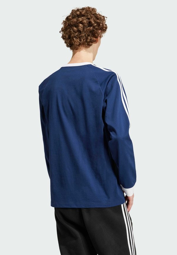 STRIPES - Long sleeved top - night indigo2