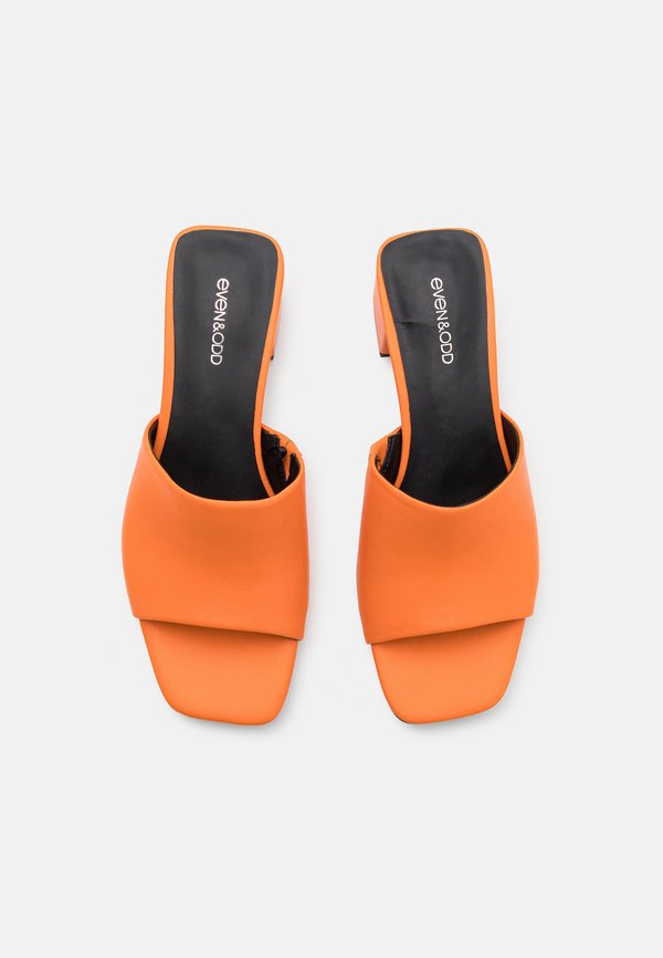 Heeled mules - orange4