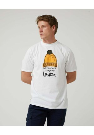 COZY WINTER  - Camiseta estampada - blanco