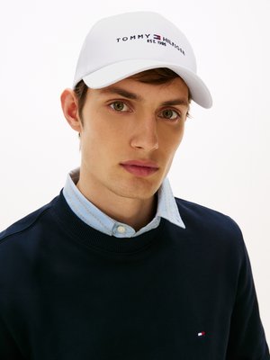 Tommy Hilfiger ESTABLISHED UNISEX - Boné - optic white