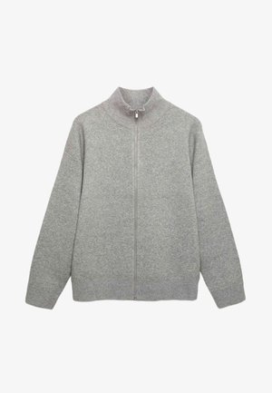 Marks & Spencer, RELAXED FIT ZIP THROUGH FUNNEL JACKET. - Cardigan - grey marl