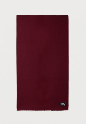 FRINGE SCARF - Halsduk - dark burgundy