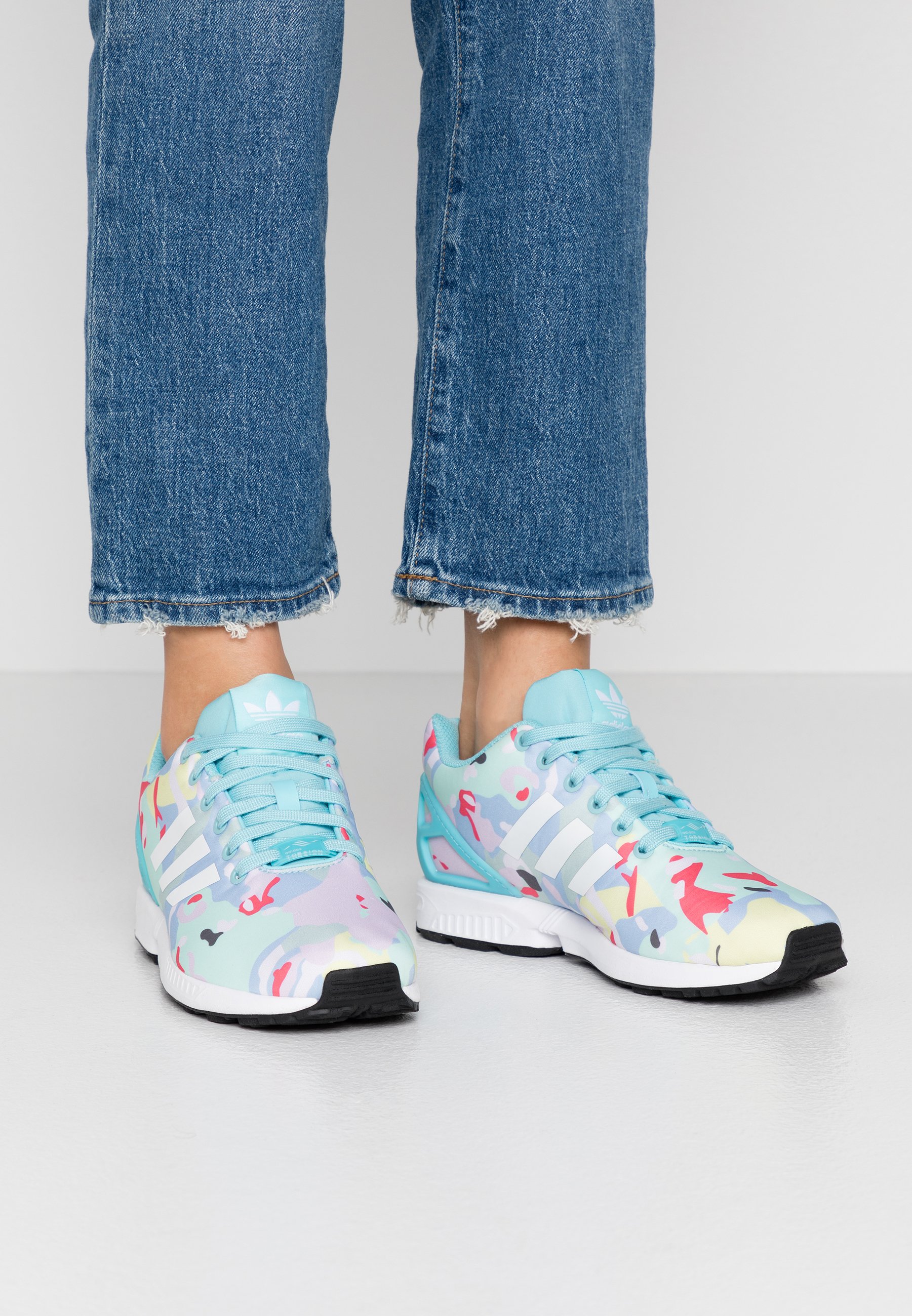adidas Originals ZX FLUX Baskets basses light aqua adidas Originals ZX FLUX Baskets basses light aqua