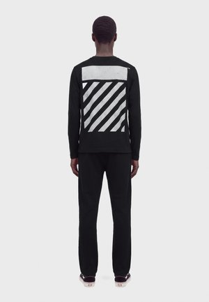 L/AB c/o Off-White, DIAG LONG SLEEVE - Блуза с дълги ръкави - black