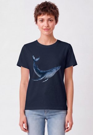 watapparel, WAL - T-shirt imprimé - french navy