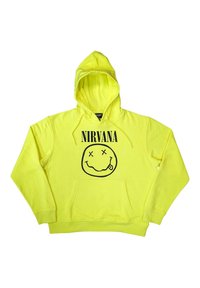 Paradiso Clothing NIRVANA INVERSE GRUNGE SMILE - Hoodie - yellow