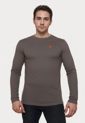 LONGSLEEVE RUNDHALS - Hosszú ujjú felső - anthrazit