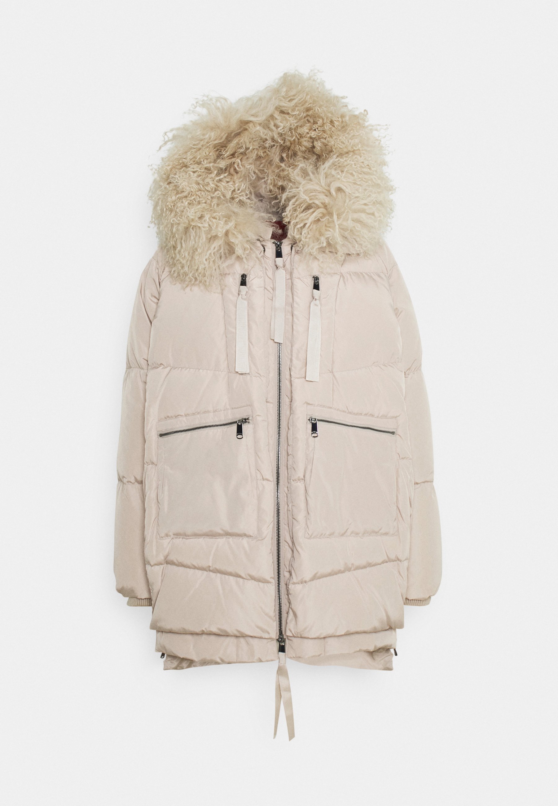 Max Co Mughetto Daunenmantel Beige Camel Zalando De