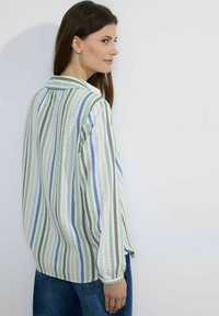 Cecil SEERSUCKER - Overhemdblouse - grün