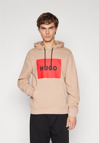 HUGO DURATSCHI - Majica s kapuljačom - medium beige
