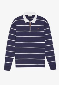 Sweater - dark blue/white