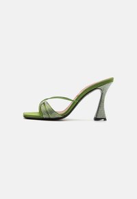 LUST MULE CRYSTAL EMBELLISHED  - Mules à talons - dollar green