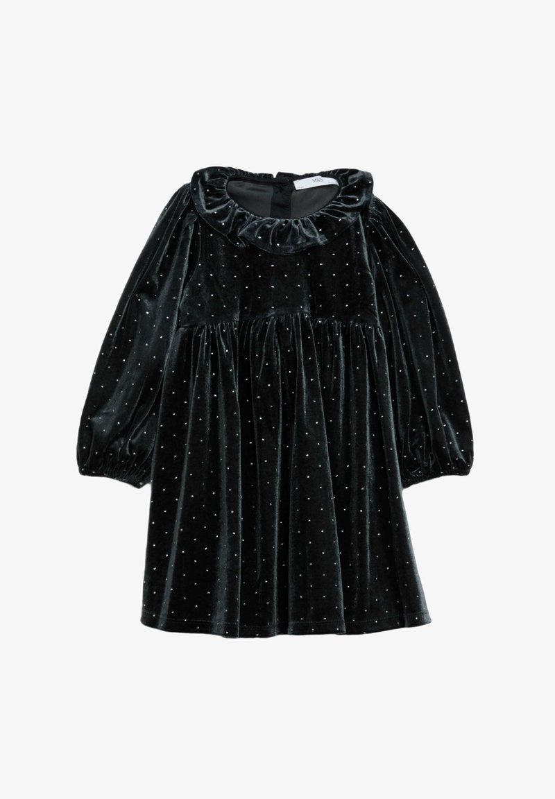 Marks & Spencer SPARKLY VELVET - Cocktail dress / Party dress - black - Zalando Marks & Spencer SPARKLY VELVET - Cocktail dress / Party dress - black - Zalando