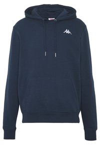 Kappa HOODED SWEATSHIRT SMALL LOGO - Džemperis su gobtuvu - dress blues