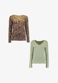 Selected, braun-grün