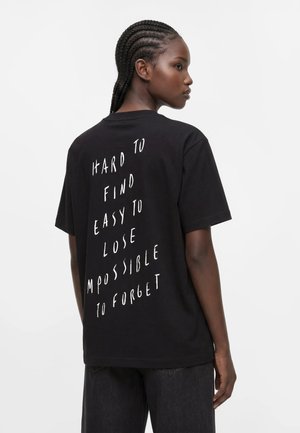 Karl Lagerfeld Jeans, x PIETRO TERZINI RELAXED - Тениска с щампа - black