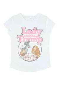 Disney LADY & THE TRAMP LADY AND THE TRAMP - Triko s potiskem - white