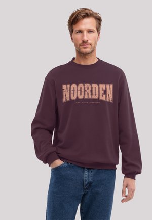 KNUT & JAN HAMBURG NOORDEN COLLEGIATE - Sweatshirt - maroon