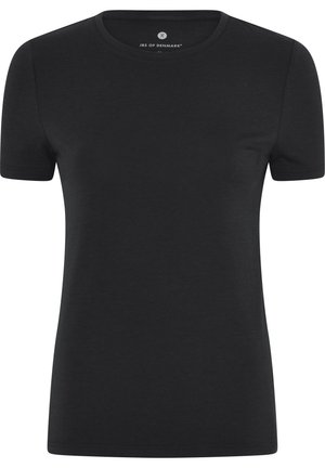 SHORT SLEEVE SLIM FIT  - Basic T-shirt - black