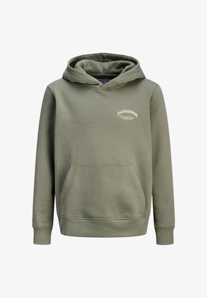 Jack & Jones Junior, JJEBRANDES BACKP RELAXED SWEAT H SN JNR - Sweat à capuche - vetiver