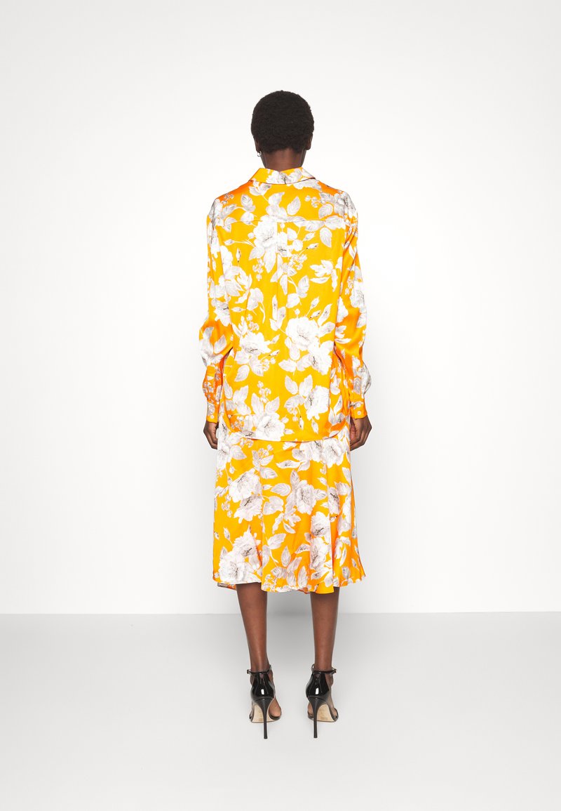 Erdem GRANDAD COLLAR - Camicia - orange/white