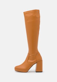 CANNON - Botas de plataforma - tan