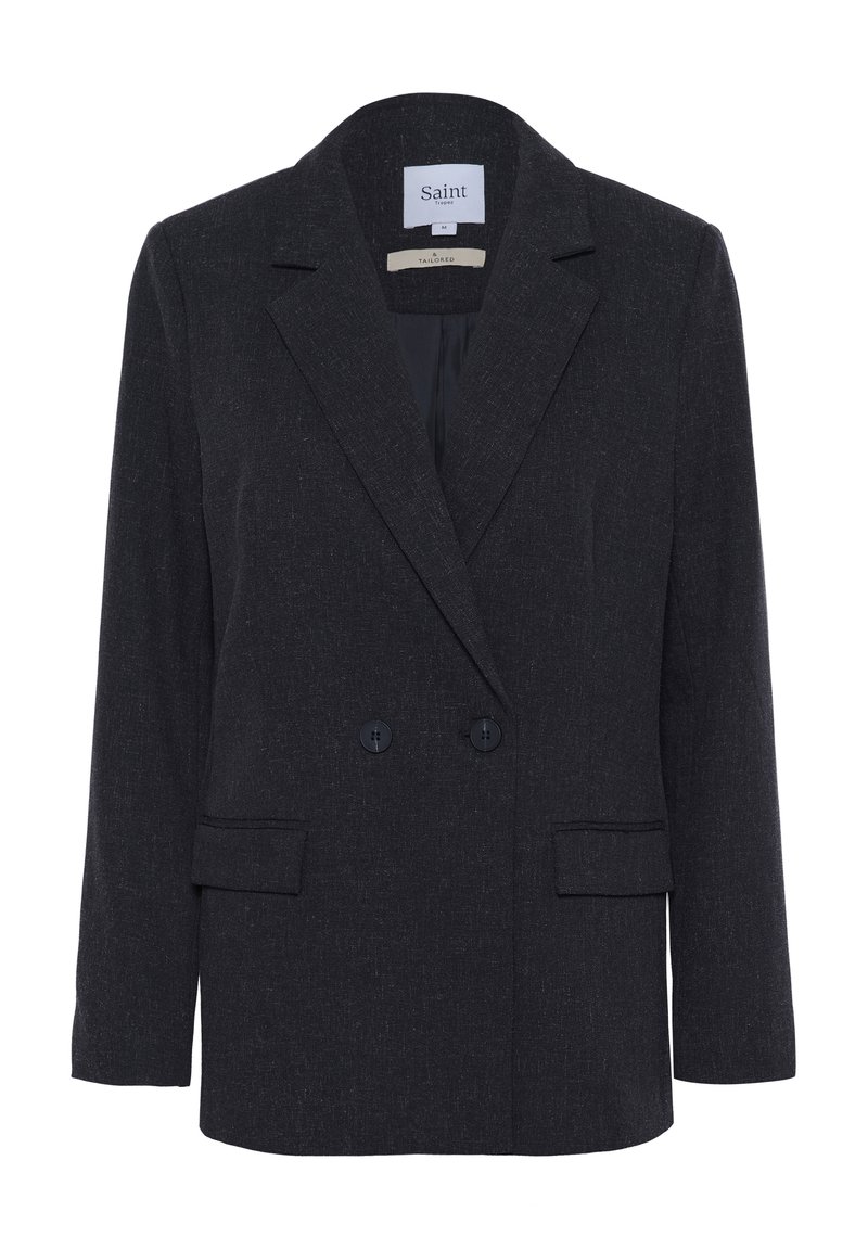 Saint Tropez Halflange jas zwart