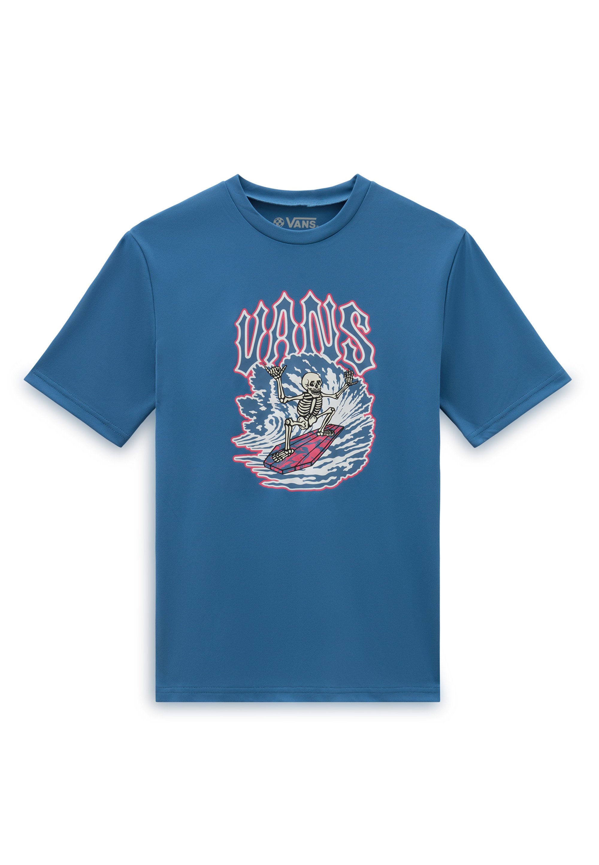 Vans SURFIN SKELETON SS T-shirt imprimé copen blue/bleu