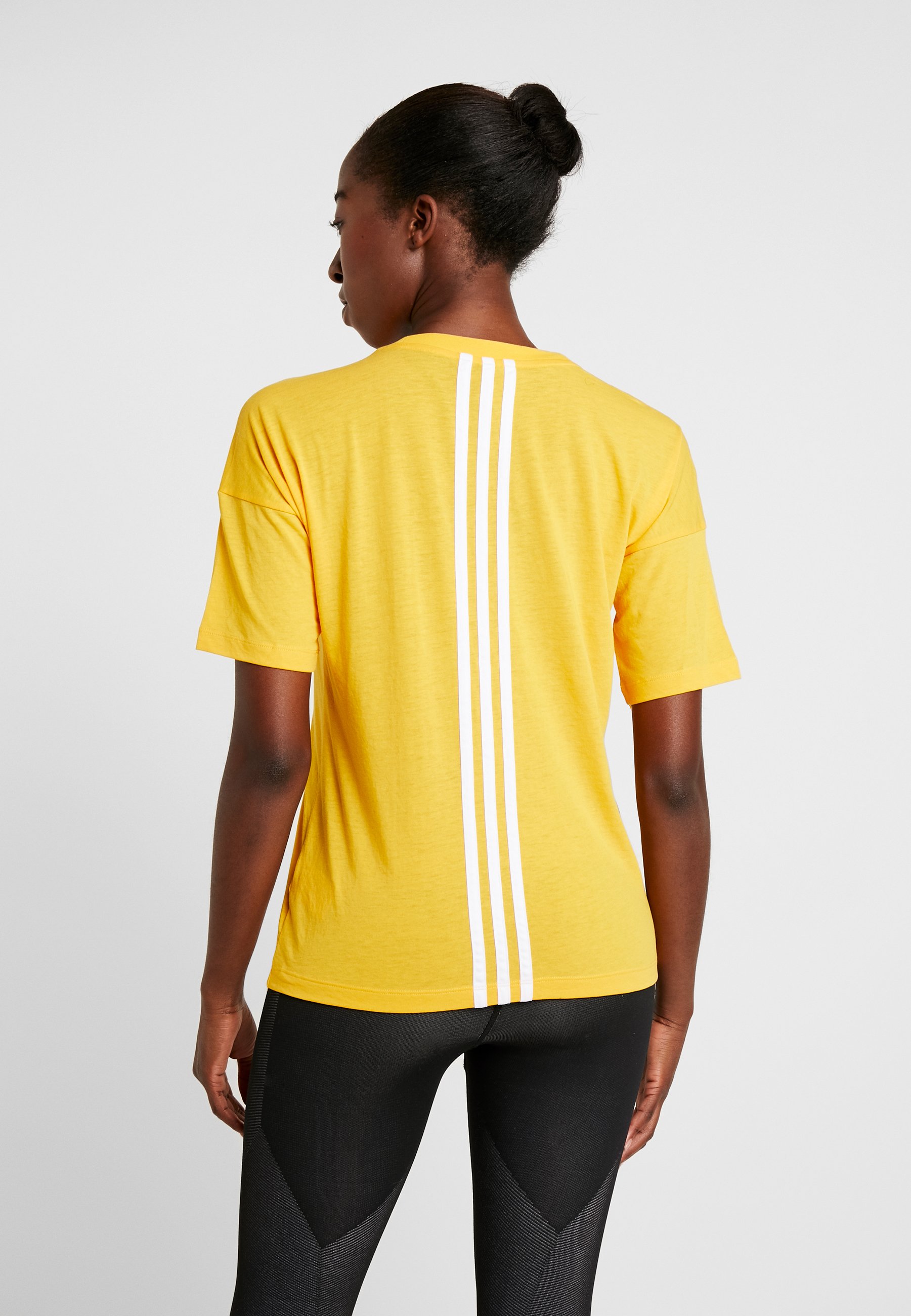 adidas Performance 3S TEE T Shirt print active gold adidas Performance WINNERS TEE T Shirt print amtime