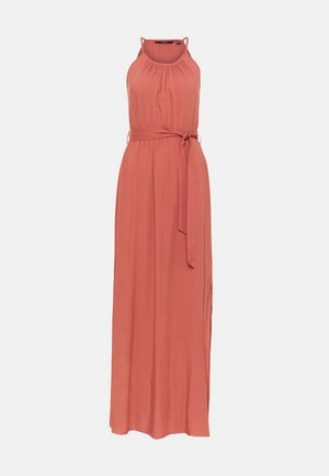 VMSIMPLY EASY SLIT DRESS - Robe longue - marsala