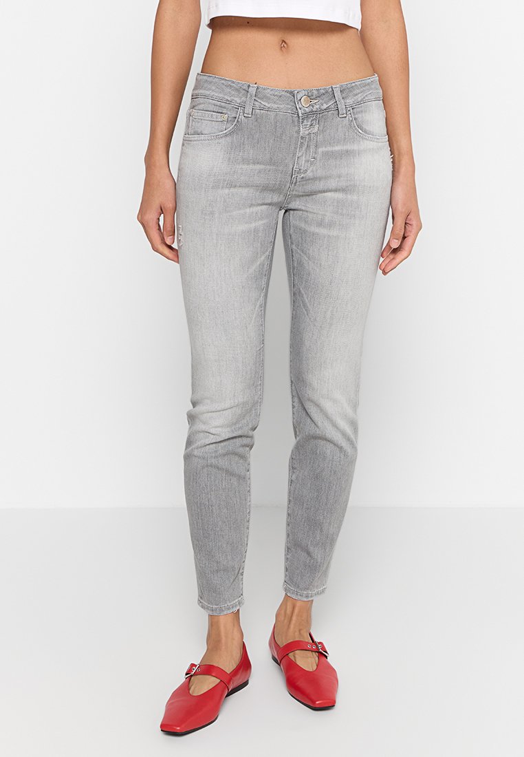 closed Jeans Skinny Fit lichtgrijs