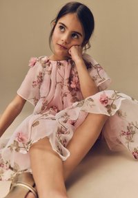 Next REGULAR FIT - FLORAL - Cocktailklänning - pink