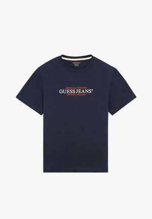 Guess Jeans, ICONIC - Trükipildiga T-särk - dunkelblau