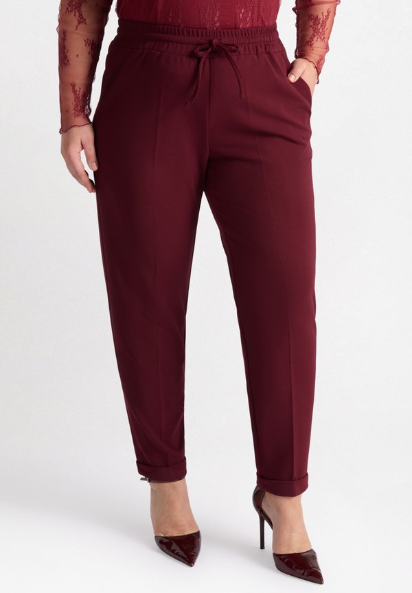 Stoffhose - bordeaux