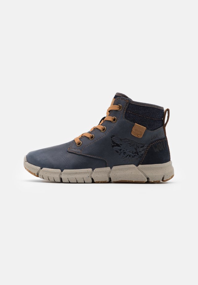 FLEXYPER BOY - Lace-up ankle boots - navy