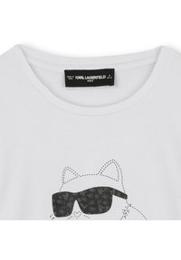 KARL LAGERFELD KIDS LONG SLEEVE - Ilgarankovis viršutinės dalies drabužis - blanc