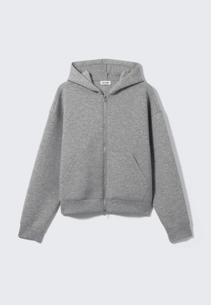 Weekday SIMON SCUBA - Sweatjakke - grey melange dusty
