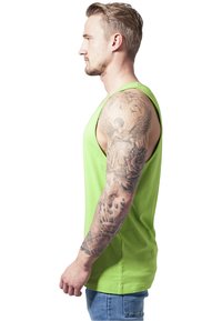Urban Classics BIG TANK - Viršus - limegreen