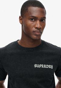 Superdry & Co TATTOO GRAPHIC  - Camiseta estampada - black
