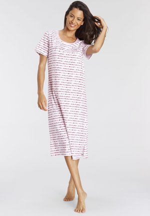 LASCANA Nightie - pink, rot gestreift
