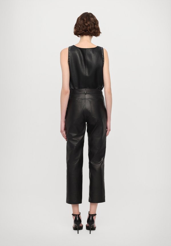 JETT STUDDED  - Leather trousers4