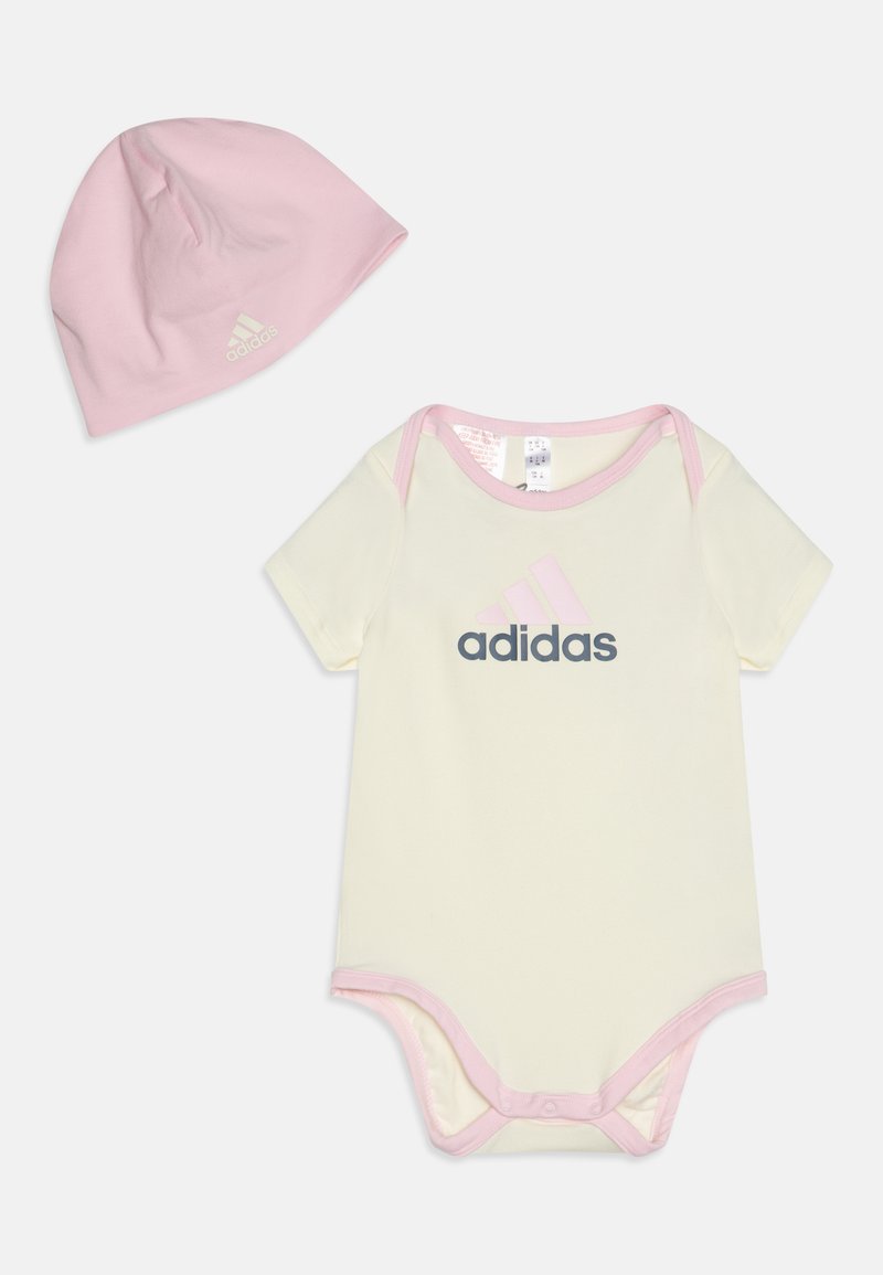 adidas Performance UNISEX SET - Berretto - ivory/clear pink