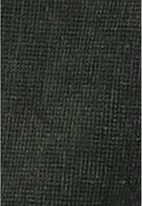 Tissu texturé de couleur vert foncé avec un tissage serré ; présente un motif subtil et uniforme sur l'ensemble. Surface lisse avec une texture légèrement rugueuse.