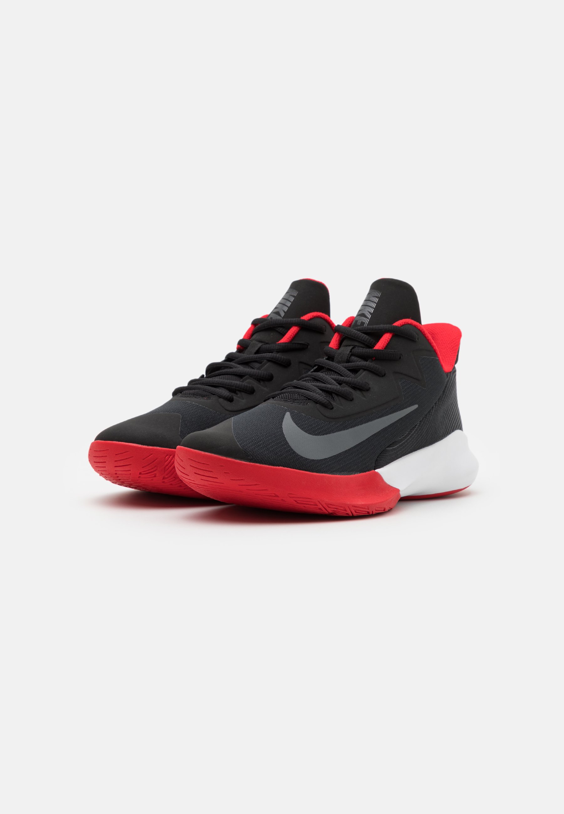 Nike Performance PRECISION 4 - Zapatillas de baloncesto - black/dark  grey/university red/white/negro - Zalando.es
