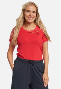 U.S. Polo Assn. O NECK AMY - Paprasti marškinėliai - poinsettia