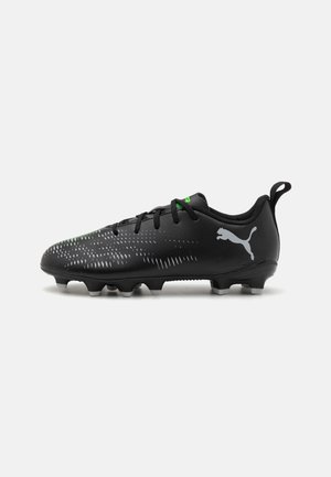 FUTURE 8 PLAY FG/AG JR UNISEX - Moulded stud football boots - black/silver/fluo green